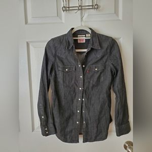 Levi's work button up shirt